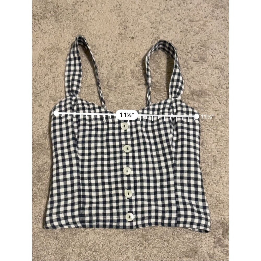 Abercrombie & Fitch Gingham Top Cami Tank XS-S - Picture 4 of 6